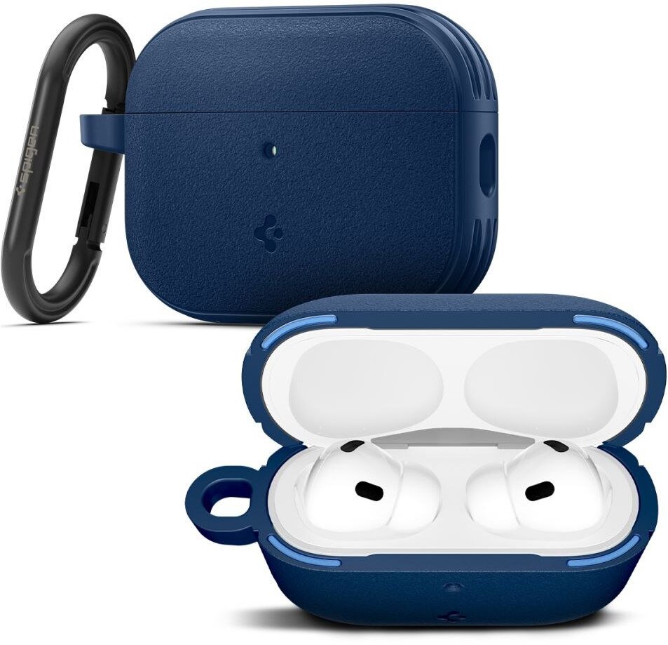 Mbulesë Spigen Vault për AirPods Pro 3, model 2025, me magnetë sigurie, blu navy
