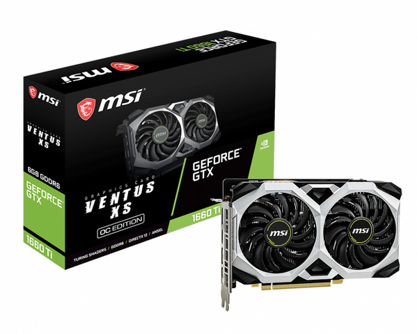 Kartelë grafike MSI GeForce GTX 1660 Ti VENTUS XS 6G OC