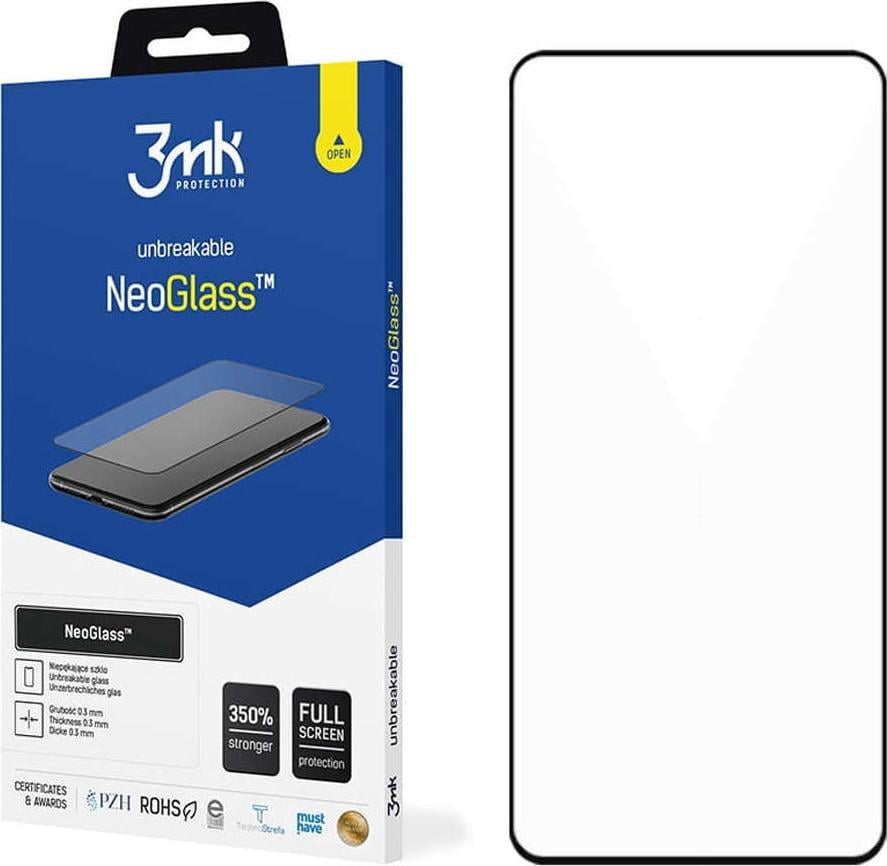 Xham mbrojtës 3MK NeoGlass për Samsung S22 Plus, 6.6", i zi