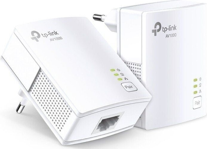 Adapter powerline TP-Link TL-PA717KIT, 1000 Mbps, Gigabit Ethernet, i bardhë