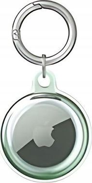 Mbrojtëse AirTag Mercury Case Green, TPU, me karabinë, jeshile