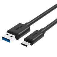 Kabllo Unitek, USB A / USB C, 1 m, e zezë