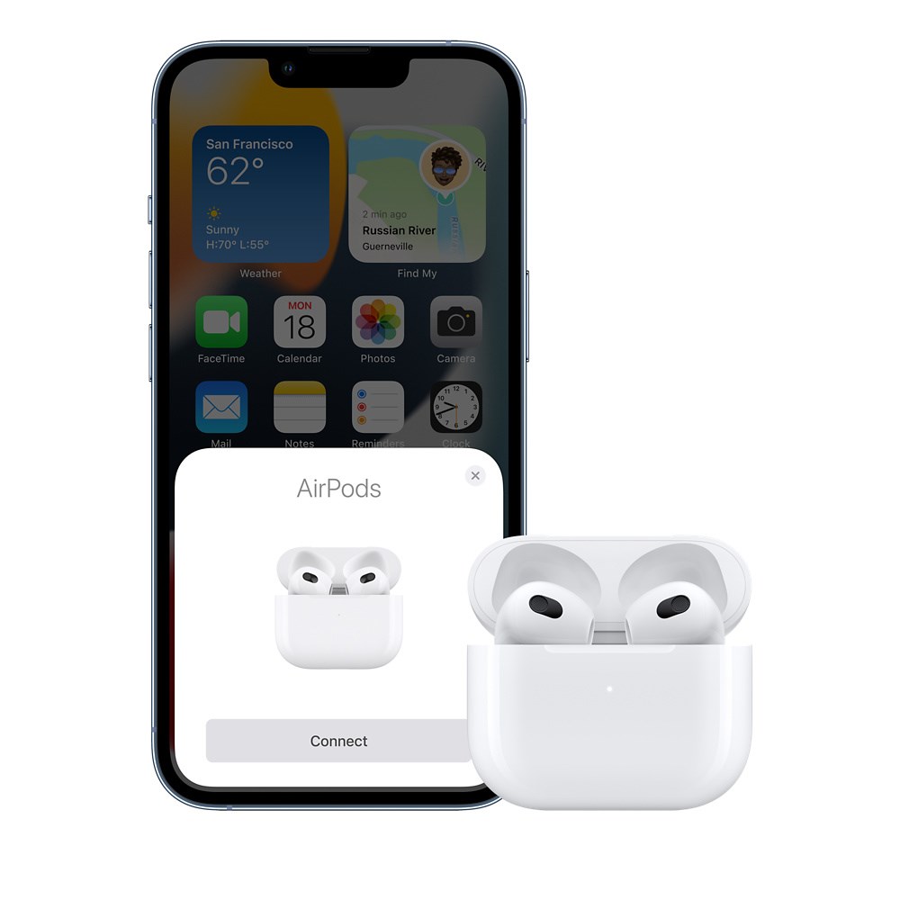 Dëgjuese Apple AirPods (gjenerata e tretë), Wireless, të bardha