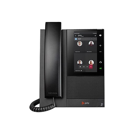 Telefon biznesor HP Poly CCX 500, ekran me prekje, Microsoft Teams, PoE, i zi