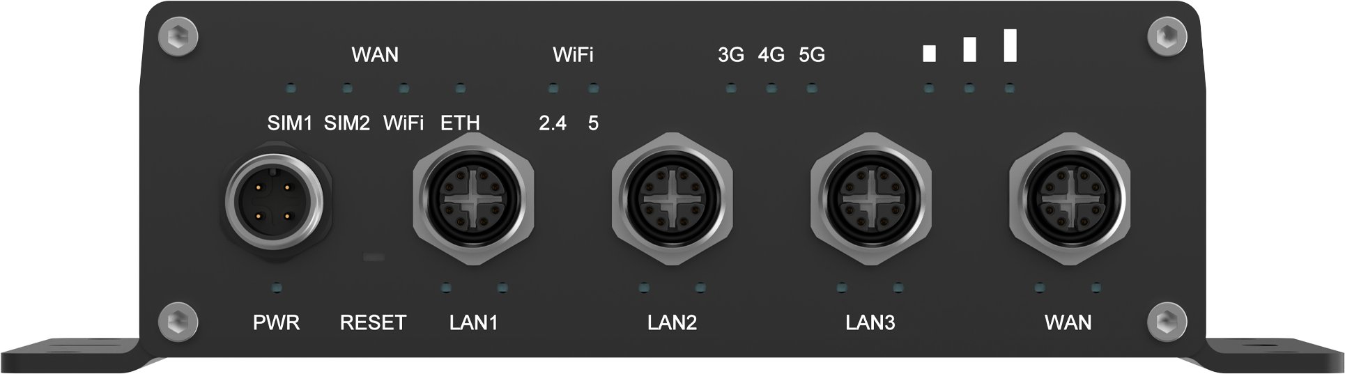 Ruter 5G Teltonika Networks ATRM50, 4x Gigabit Ethernet, Dual SIM, gri