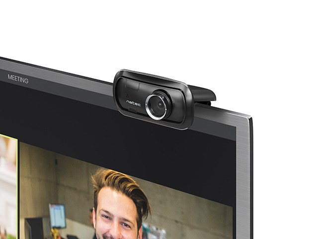 Kamera web Natec Lori, Full HD 1080p, USB, e zezë
