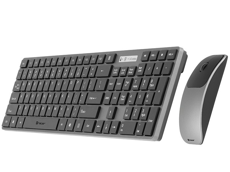 Set tastierë dhe maus Tracer, RF Wireless, të zeza