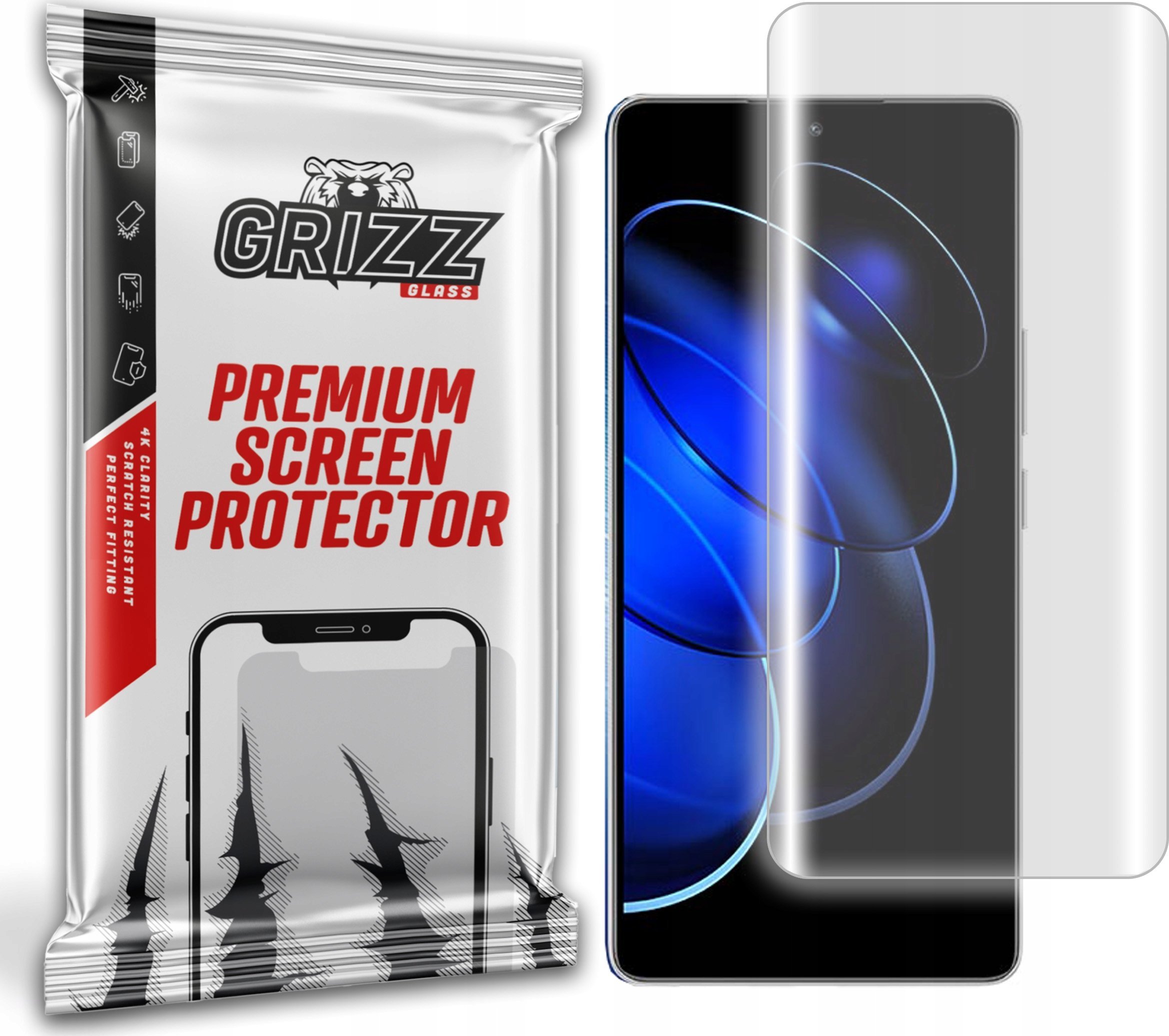 Mbrojtëse ekrani GrizzGlass Hydrofilm Hydrogel, për Honor 80 GT, transparente