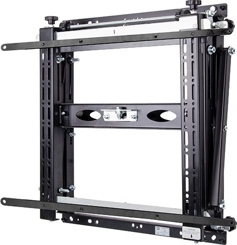 Ѕиден држач B-Tech Universal Heavy Duty Pop-Out, VESA 600x400, микро-подесување, црн