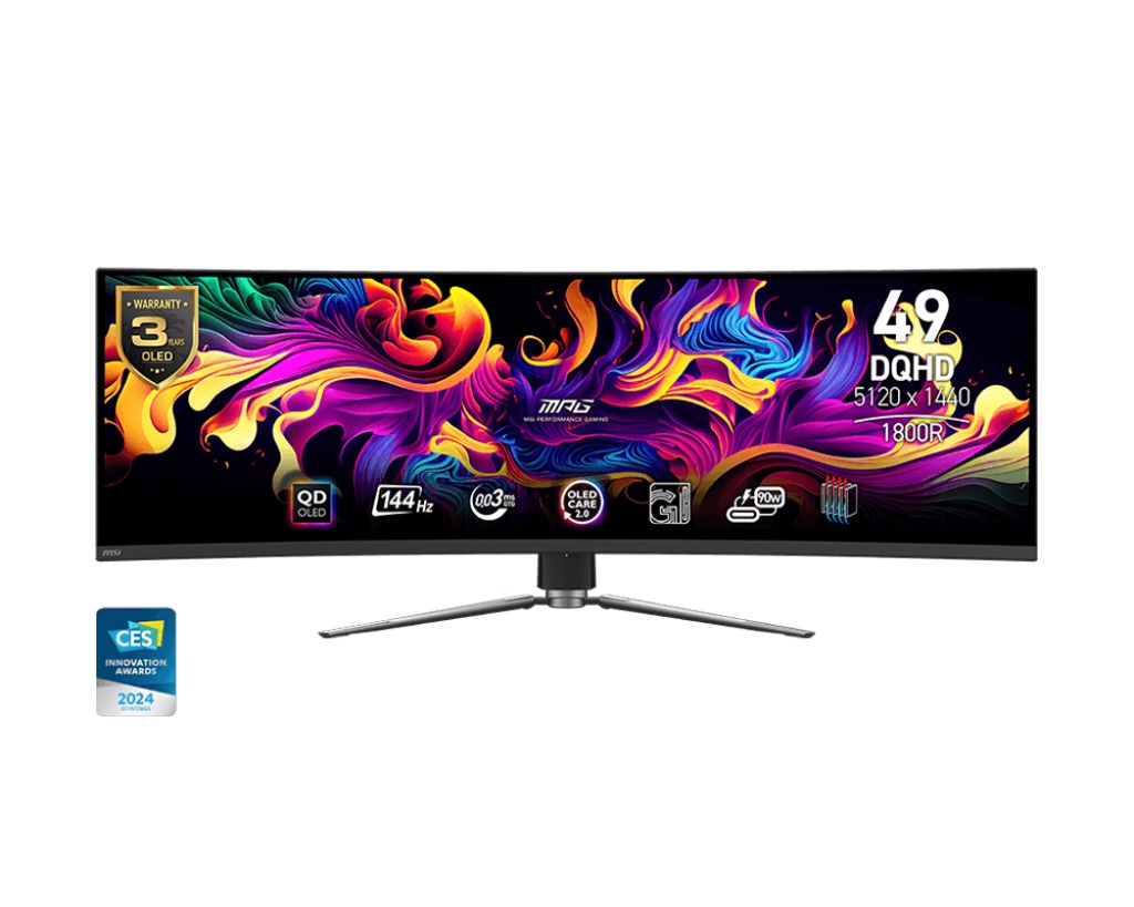 Monitor MSI MPG 491CQP QD-OLED, 49", DQHD, 144Hz, i zi