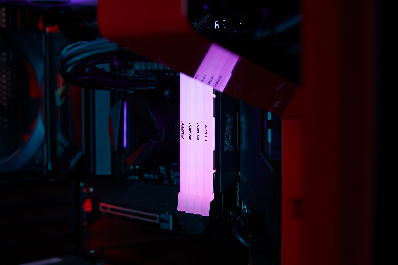 Memorie RAM Kingston FURY 16GB 3600MT/s DDR4 CL16 DIMM 1Gx8 Renegade RGB