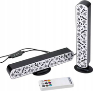 Set drita LED Minecraft Light Bar, 2 copë, me telekomandë, shumëngjyrëshe