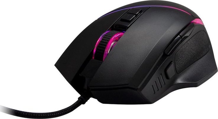 Maus gaming Inter-Tech Nitrox GT-100 RGB, 6400 DPI, me kabllo, i zi