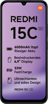 Telefoni Xiaomi Redmi 15C, 128GB, 5G, i zi