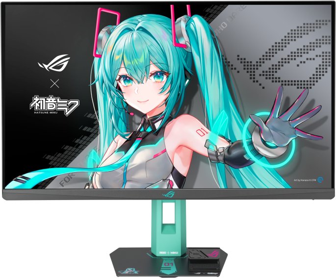 Monitor gaming ASUS ROG Strix XG27ACMEG G Hatsune Miku Edition, 27", 2560x1440, i kaltër