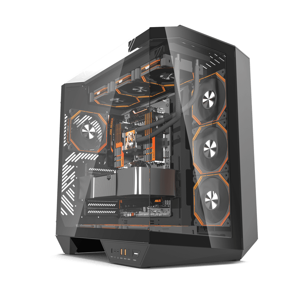 Kasë Darkflash DY470, Mid-Tower, e zezë