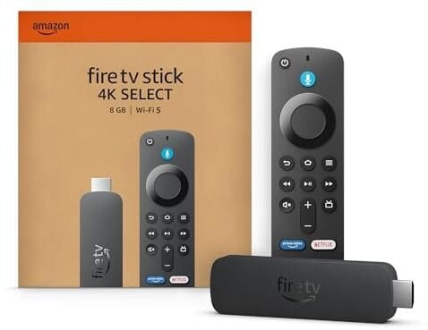 Стапче за стриминг Amazon Fire TV Stick 4K Select, 4K, WiFi, црно