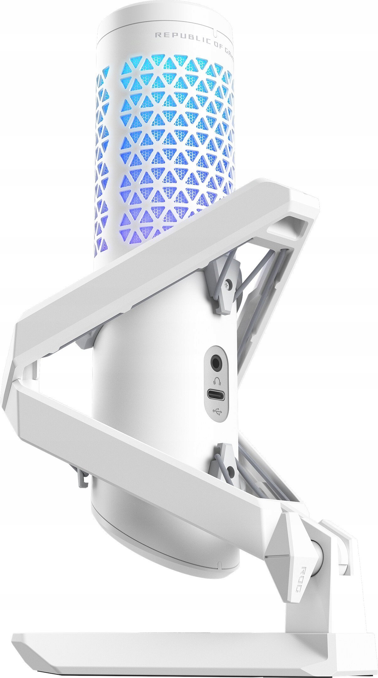 Mikrofon gaming ASUS ROG Carnyx, USB, Aura Sync RGB, i bardhë