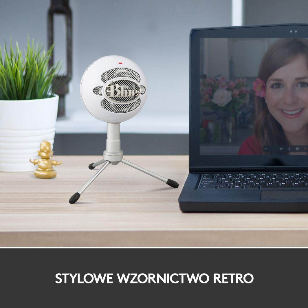 Mikrofon Snowball BlueiCE USB 988-000181), i bardhë