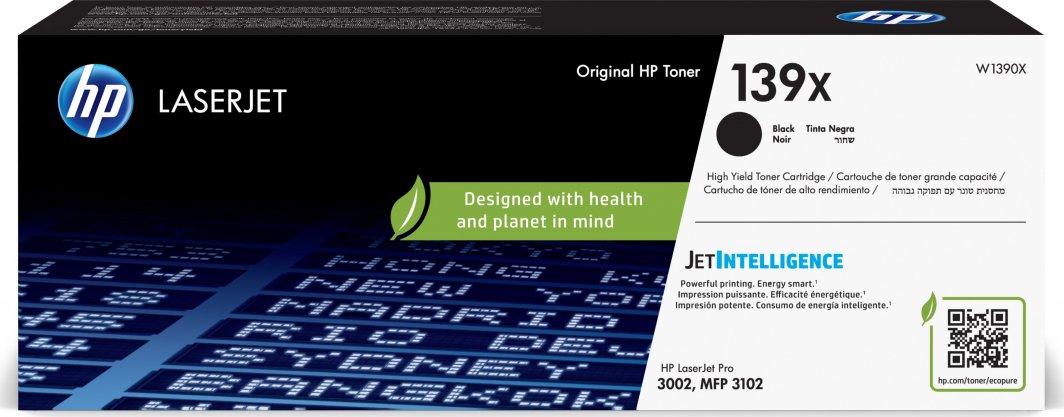 Toner HP 139X W1390X, 4,000 faqe, i zi