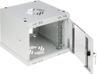 Kабинет рек стенд Стафлекс Звесн S-RC10-4U-300GG, 4U, 19", сива