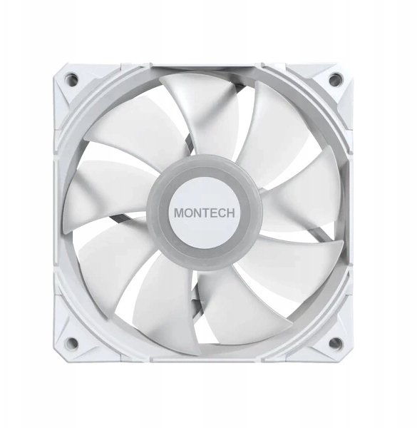 Ventilator kasë PC Montech E28 ARGB, 120mm, i bardhë