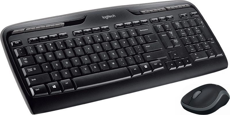 Set tastierë dhe maus Logitech MK330 (920-003999), US, të zeza