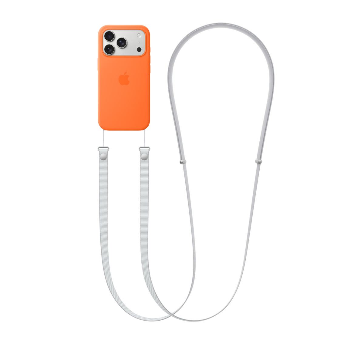 Apple Crossbody Strap, Light Gray