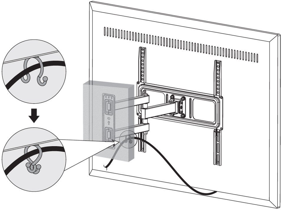 Ѕиден држач за телевизор Текли ICA PLB 320MT, 32 55\", 40kg, црн