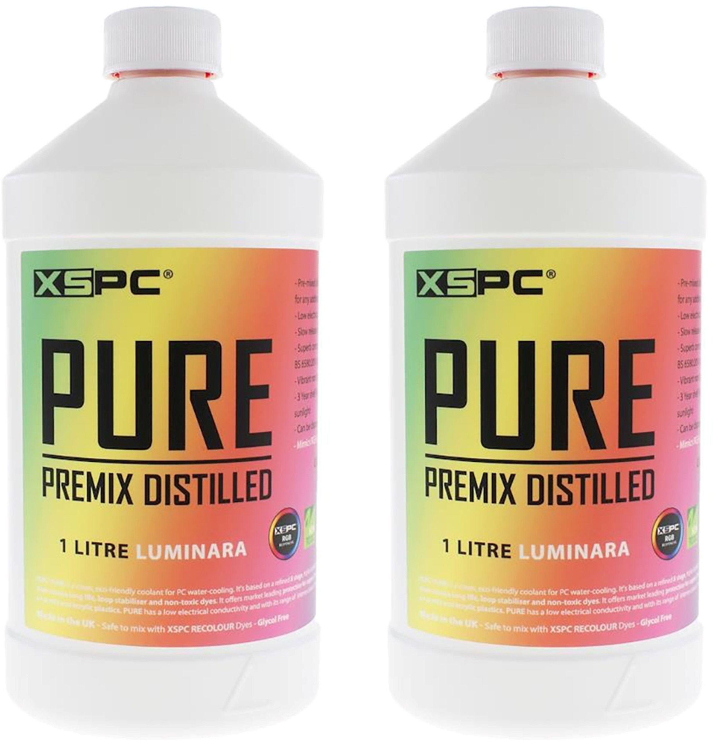 Lëng ftohës PC XSPC PURE Luminara, 1L, premix i distiluar, RGB responsive