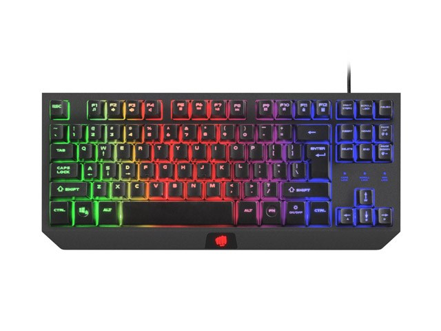 Tastierë Gaming Fury Hurricane TKL NFU-1238, 87 Tasta, USB, RGB, e zezë