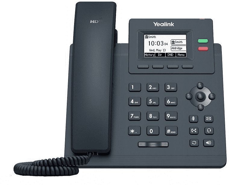 IP телефон Yealink SIP-T31G, 2 линии VoIP, PoE, сив