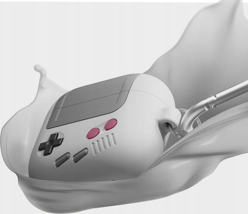 Mbulesë mbrojtëse Elago AW5 për AirPods 4, dizajn konzolë retro lojërash, shumëngjyrëshe