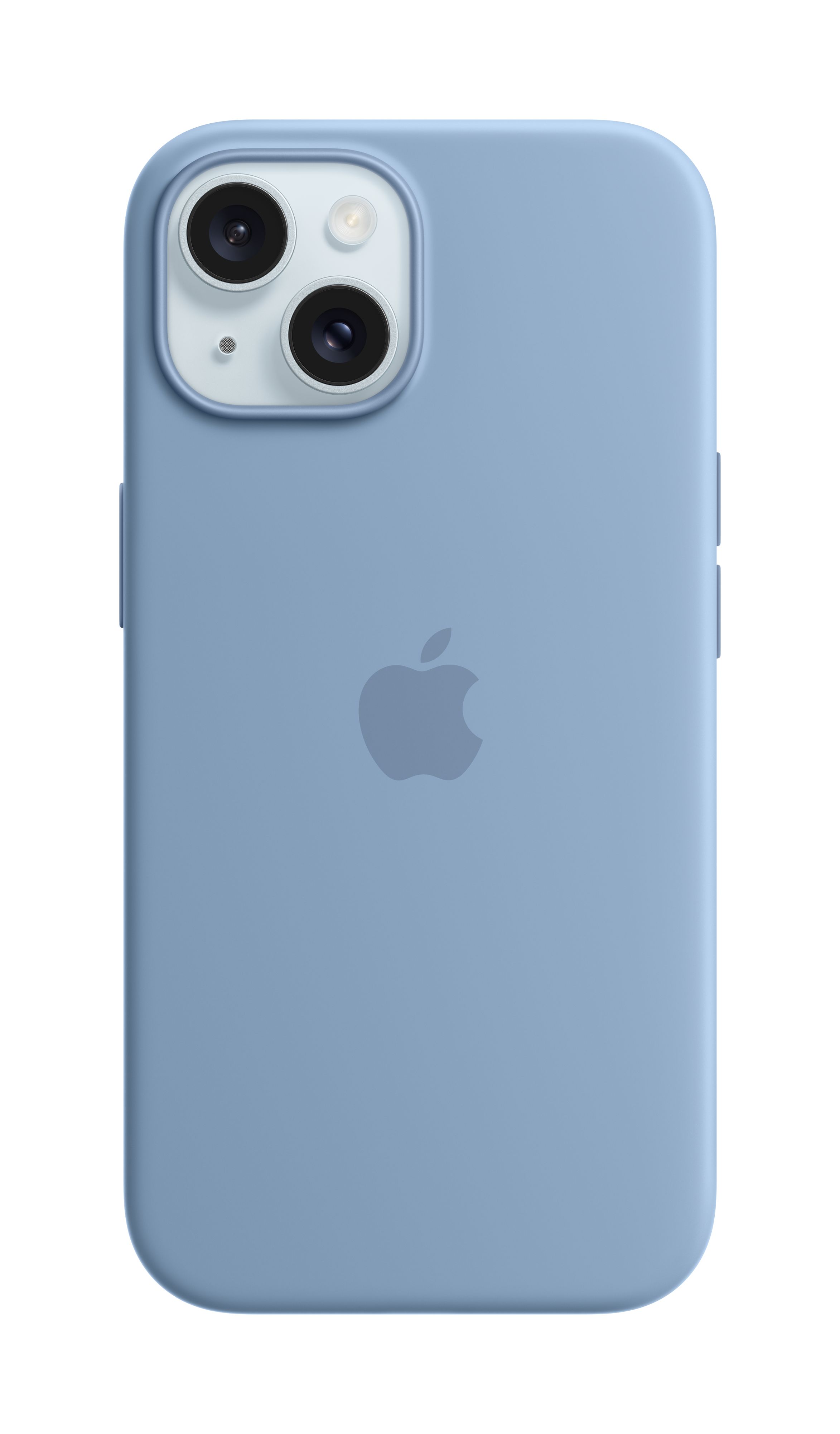 Apple iPhone 15 Silicone Case me MagSafe, Winter Blue