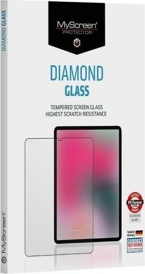 Mbrojtëse ekrani MyScreen DIAMOND GLASS për Samsung Galaxy Tab S7+ 12.4", xham i temperuar, transparencë e lartë, transparente