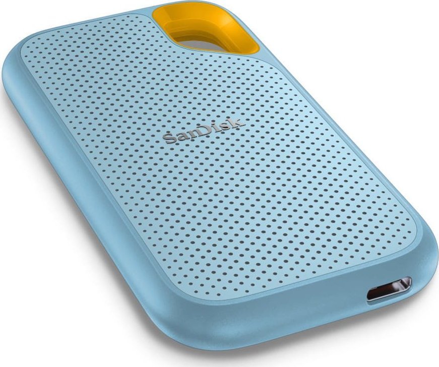 SSD i jashtëm SanDisk Extreme Portable V2, 1TB, USB 3.2 Gen 2, blu e verdhë