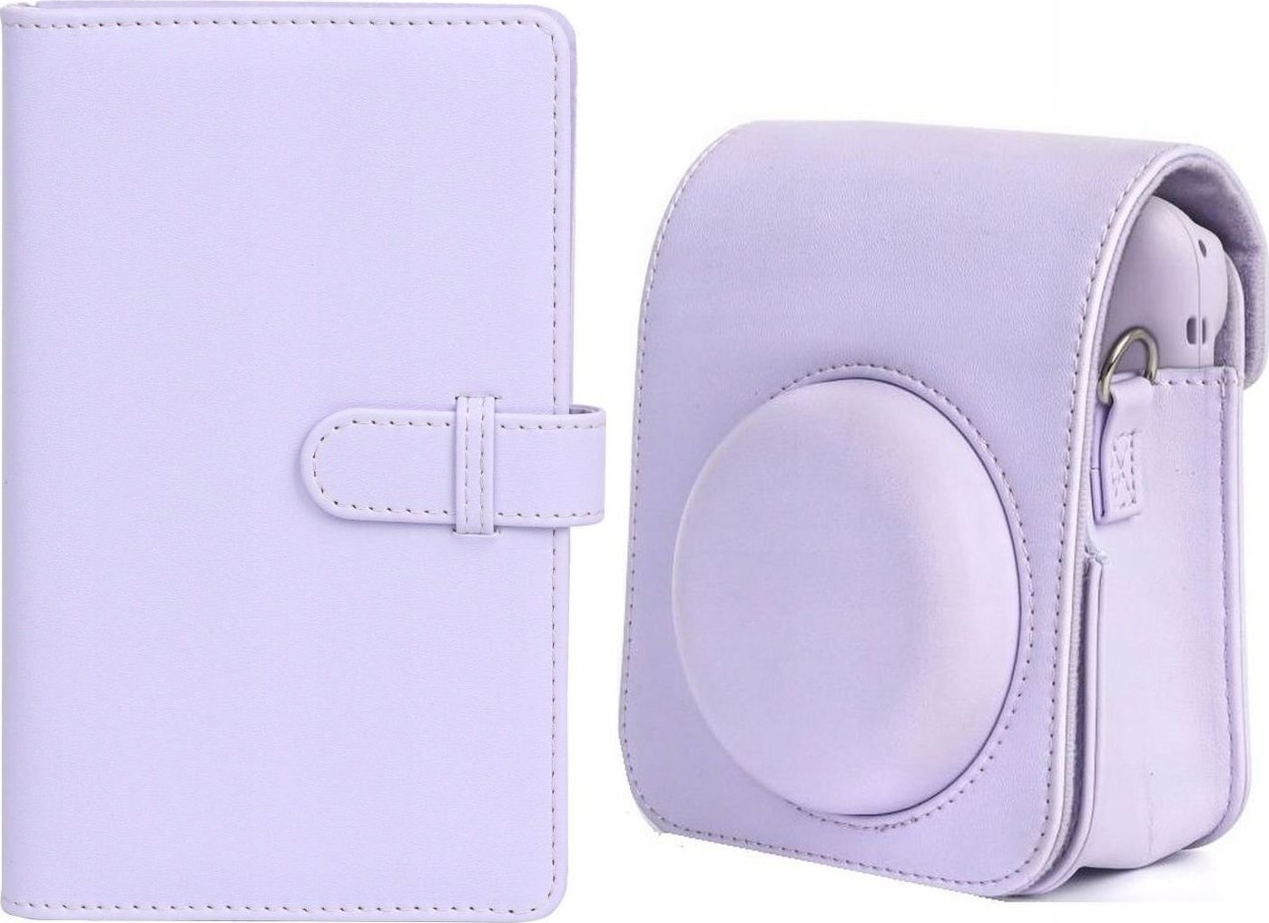 Set këllëf dhe album LoveInstant për Fujifilm Instax Mini 12, 108 foto, vjollcë