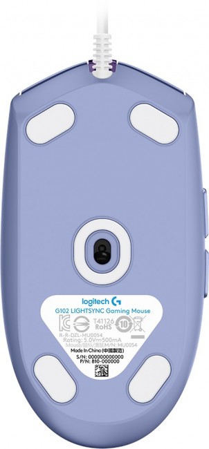 Глувче Logitech G102 Светлосен, виолетово