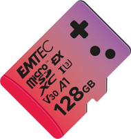 Kartë memorie EMTEC Express Gaming, 128GB, MicroSD Express 7.1, deri 880MB/s lexim, deri 700MB/s shkrim