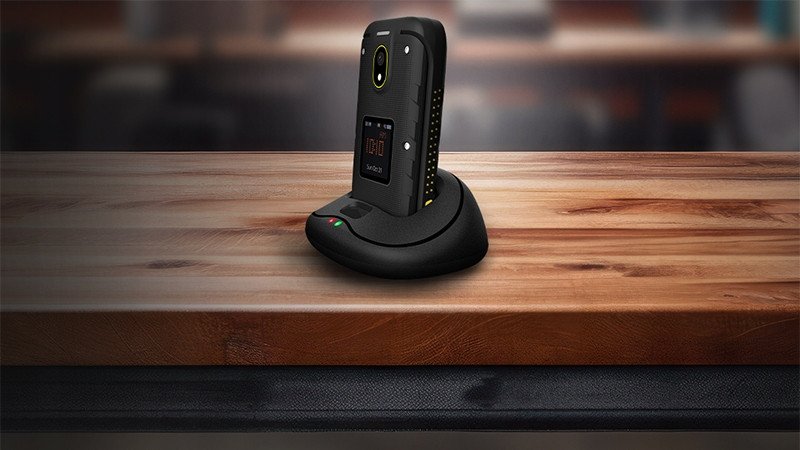 Stacion karikimi Hammer Bow LTE Cradle, për telefona Hammer Bow LTE, i zi