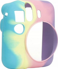 Mbulesë silikoni LoveInstant për Fujifilm Instax Mini 12, dizajn Rainbow