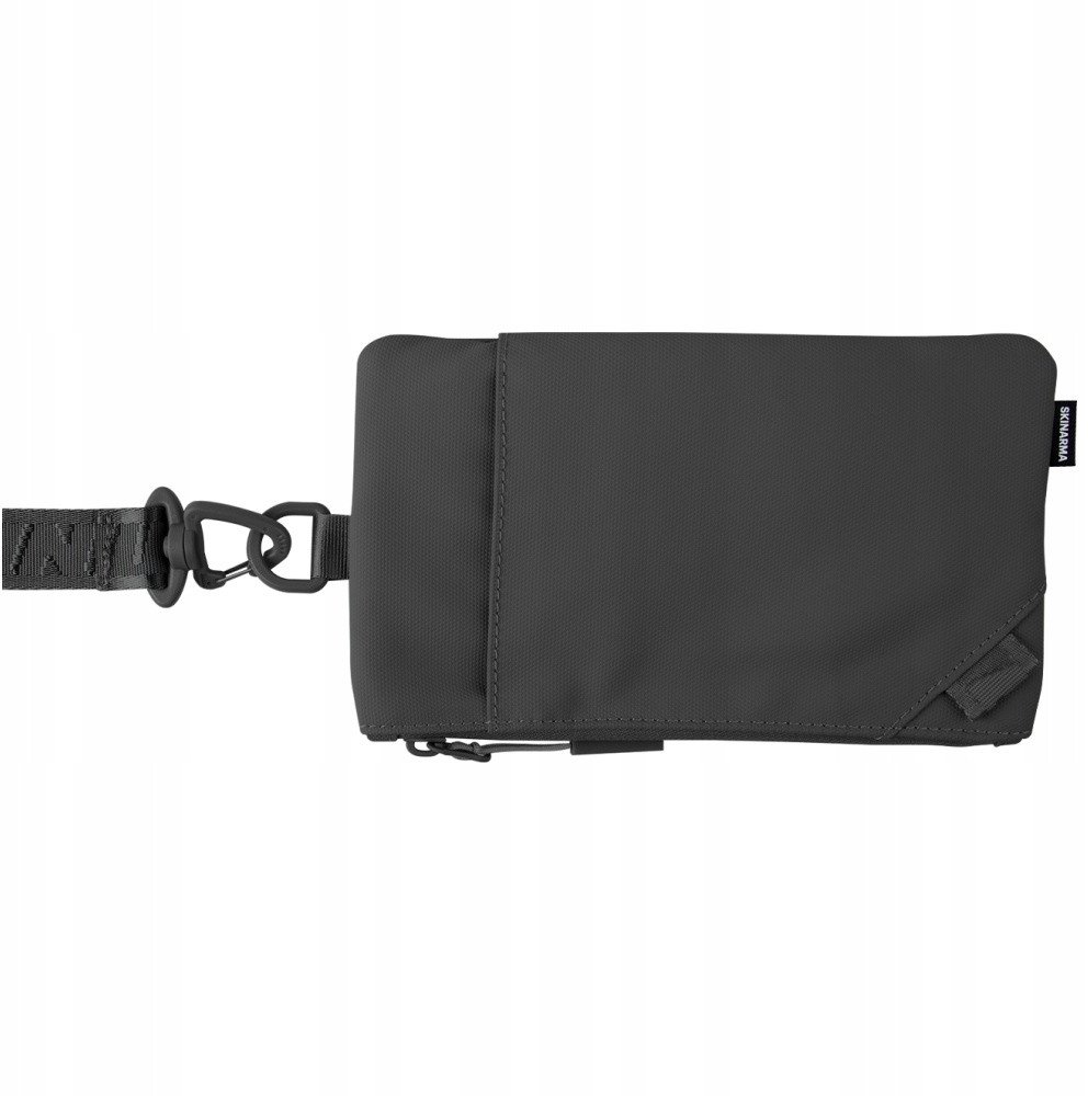 Çantë dorë Skinarma Juno, madhësi e vogël, ngjyrë charcoal