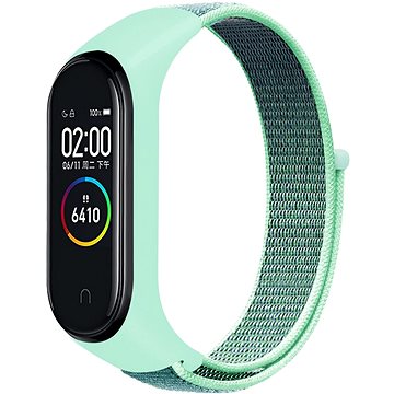 Byzylyk najloni Eternico Airy për Xiaomi Mi Band 5 6 7, i rregullueshëm, Menthol Mint