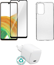 Set karikues për telefon ESTUFF ES-KIT-SAMGALA535G, për Samsung Galaxy A53 5G, me kabllo, i bardhë