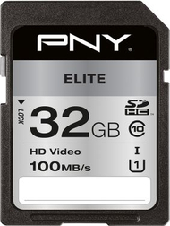 Kartë memorie PNY Elite SDHC, 32GB, Class 10 UHS-I/U1