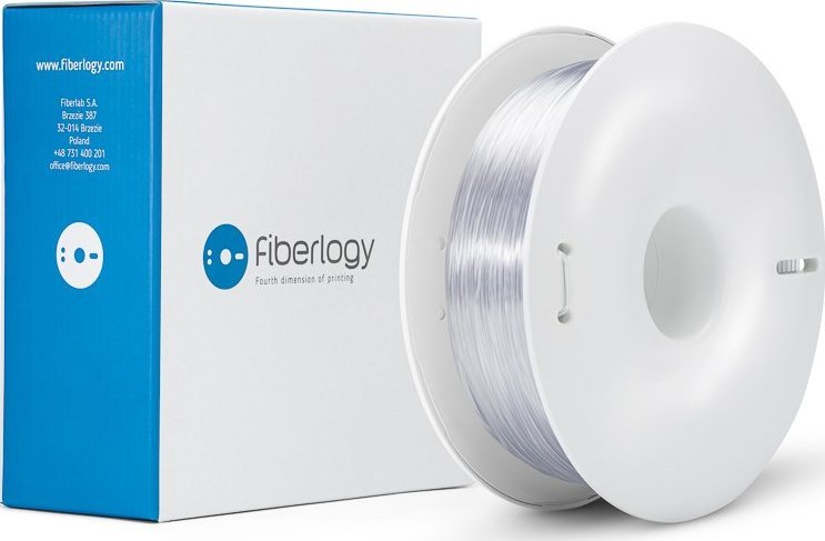 Filament 3D Fiberlogy Easy ABS Pure TR, 1.75 mm, 0.75 kg, transparent
