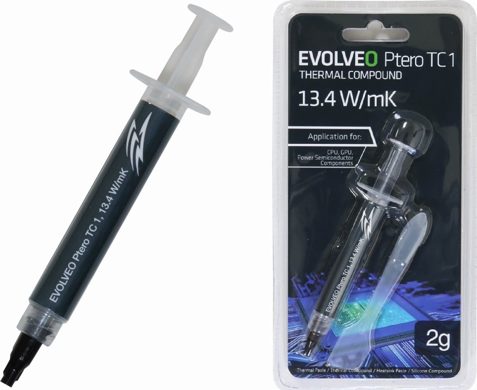 Pastë termike EVOLVEO Ptero TC 1, 13.4 W/mK, gri