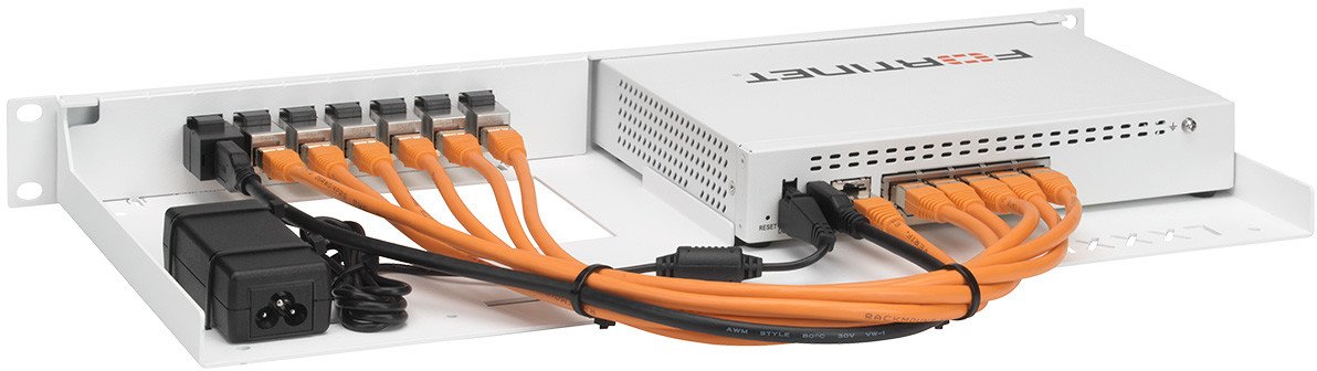 Kit montimi rack Rackmount.IT RMK FG 40F SHL IND, për Fortinet, për raft 19", i zi