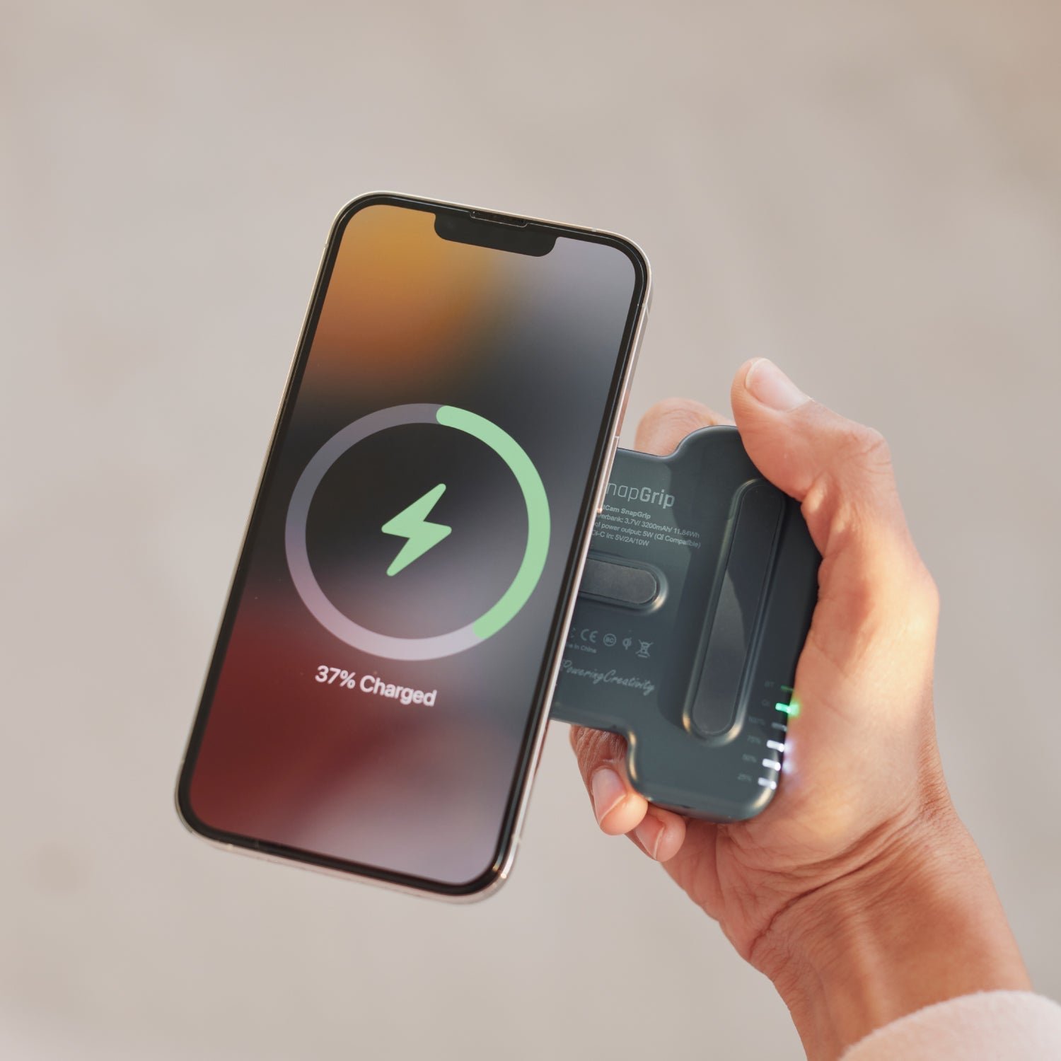 Kit krijues ShiftCam SnapGrip Creator Kit, 4 në 1, 3200mAh, i zi