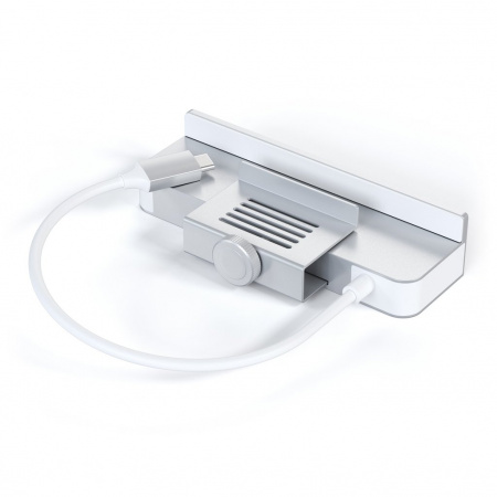 USB Hub Satechi USB-C Clamp për iMac 24" (2021), i argjendtë